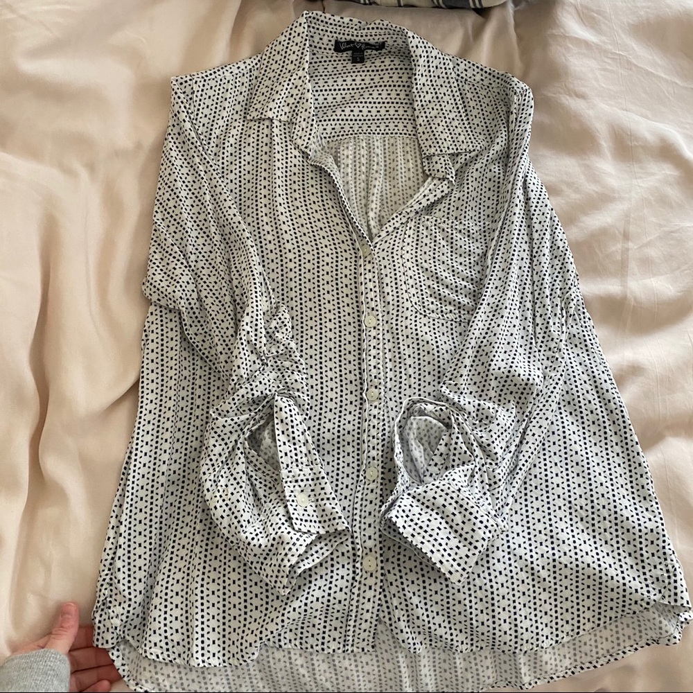 Velvet Heart Button Down - S